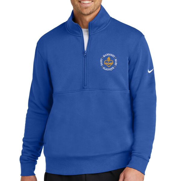 SMMA Embroidered - Club Fleece Sleeve Swoosh 1/2 Zip Thumbnail